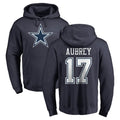 Parkc D.Cowboys #17 Brandon Aubrey Player Navy Pullover Hoodies Limited Stitched Jerseys