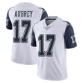Parkc D.Cowboys #17 Brandon Aubrey Player White-Navy Limited Color Rush Vapor Untouchable Home Game Stitched Jerseys