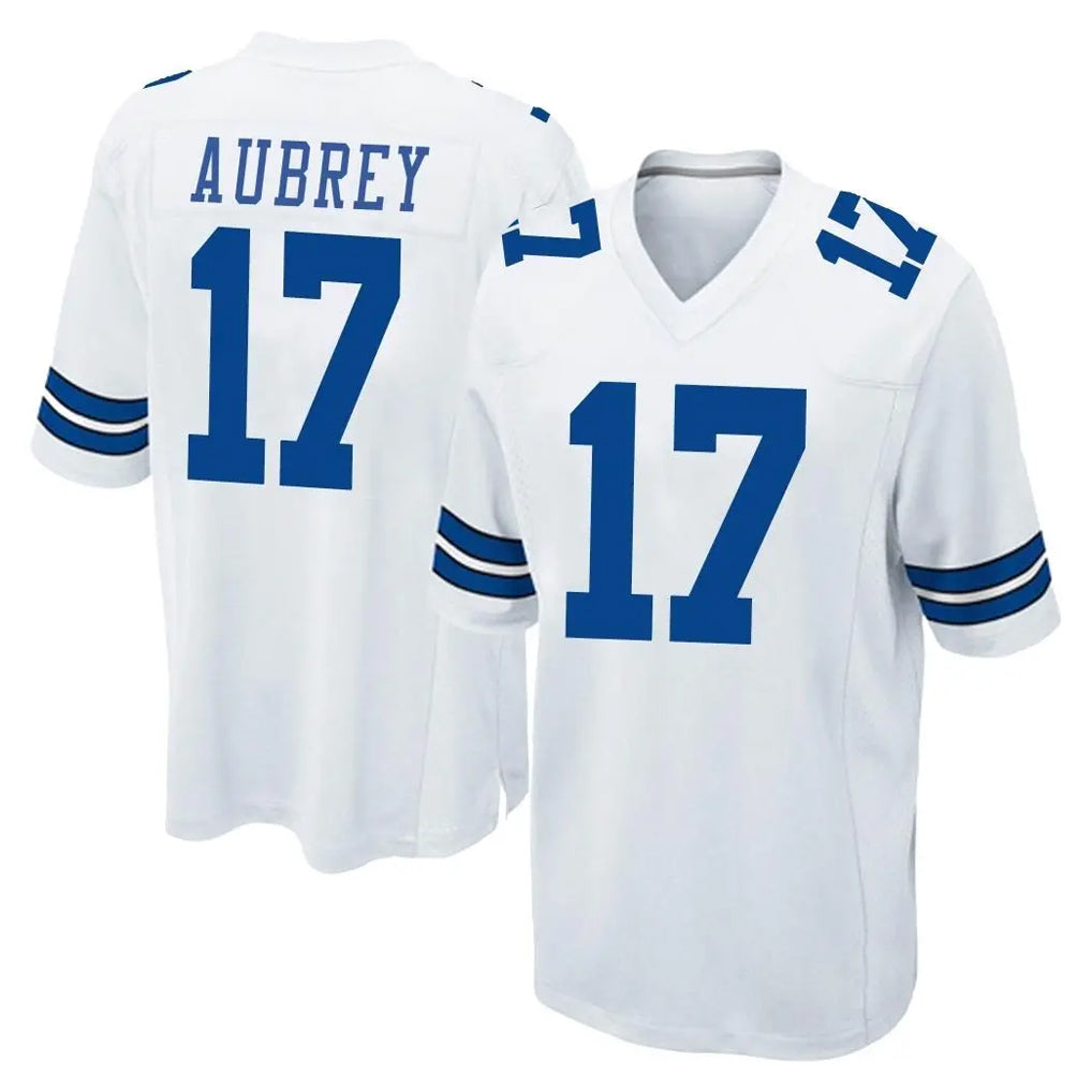 Parkc D.Cowboys #17 Brandon Aubrey Player White Home Game Stitched Jerseys