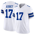 Parkc D.Cowboys #17 Brandon Aubrey Player White Limited Vapor F.U.S.E. Home Game Stitched Jerseys