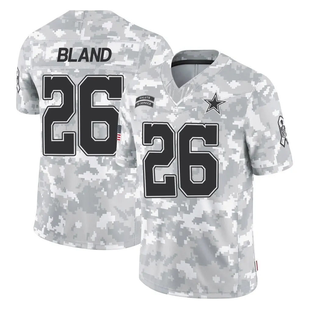 Parkc D.Cowboys #26 DaRon Bland Player Arctic Camo Salute to Service Limited Home Game Stitched Jerseys