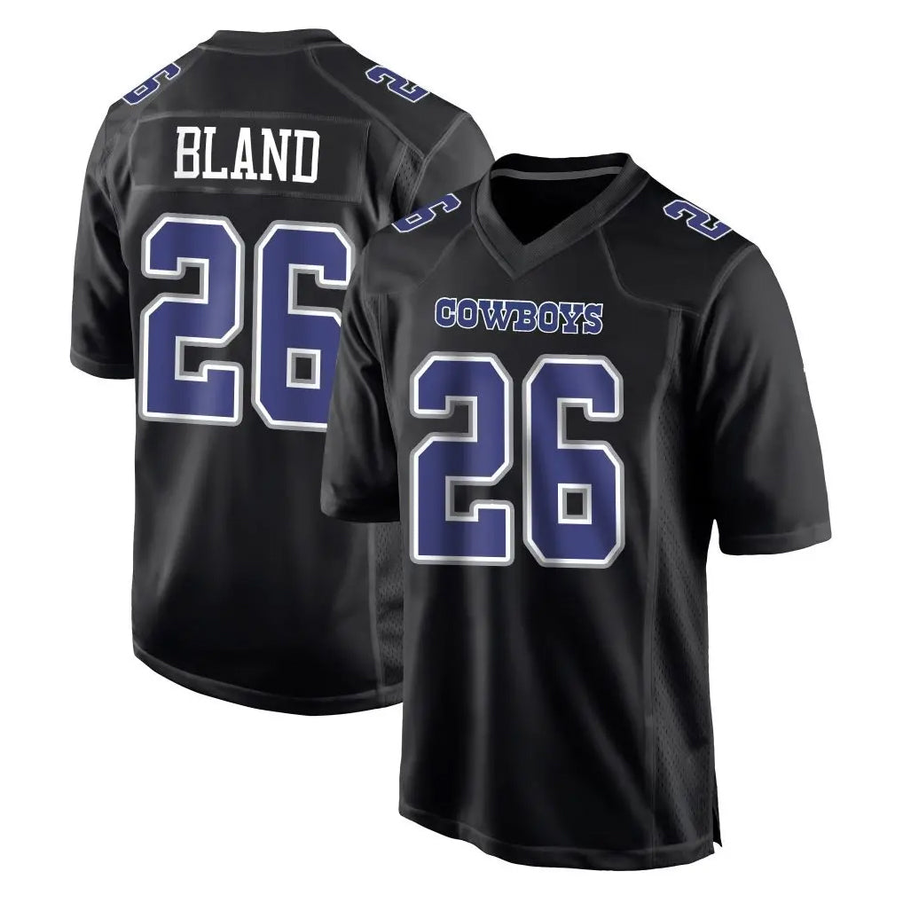 Parkc D.Cowboys #26 DaRon Bland Player Carbon Black Fashion Home Game Stitched Jerseys