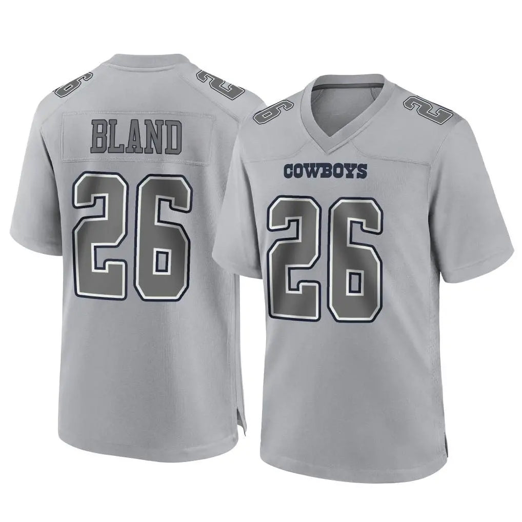 Parkc D.Cowboys #26 DaRon Bland Player Gray Atmosphere Fashion Home Game Stitched Jerseys