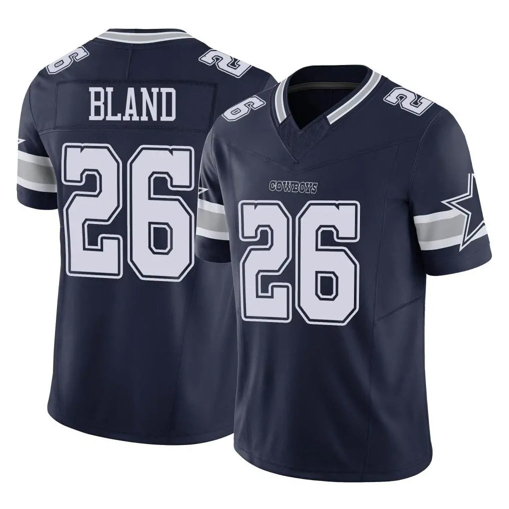 Parkc D.Cowboys #26 DaRon Bland Player Navy Limited Vapor F.U.S.E. Home Game Stitched Jerseys