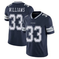 Parkc D.Cowboys #33 Javonte Williams Player Navy Vapor Untouchable Limited Home Game Stitched Jerseys