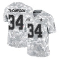Parkc D.Cowboys #34 Jalen Thompson Player Arctic Camo Salute to Service Limited Home Game Stitched Jerseys