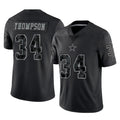 Parkc D.Cowboys #34 Jalen Thompson Player Black Limited Reflective Home Game Stitched Jerseys