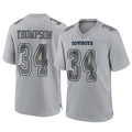 Parkc D.Cowboys #34 Jalen Thompson Player Gray Atmosphere Fashion Home Game Stitched Jerseys