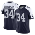 Parkc D.Cowboys #34 Jalen Thompson Player Navy-White Limited Alternate Vapor F.U.S.E. Home Game Stitched Jerseys