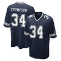 Parkc D.Cowboys #34 Jalen Thompson Player Navy Home Game Stitched Jerseys