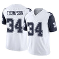 Parkc D.Cowboys #34 Jalen Thompson Player White-Navy Limited Vapor F.U.S.E. Home Game Stitched Jerseys