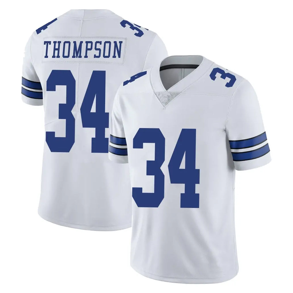 Parkc D.Cowboys #34 Jalen Thompson Player White Vapor Untouchable Limited Home Game Stitched Jerseys