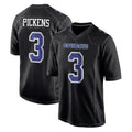 Parkc D.Cowboys #3 George Pickens Player Carbon Black Fashion Home Game Stitched Jerseys