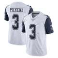 Parkc D.Cowboys #3 George Pickens Player White-Navy Limited Color Rush Vapor Untouchable Home Game Stitched Jerseys