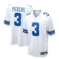 Parkc D.Cowboys #3 George Pickens Player White Home Game Stitched Jerseys