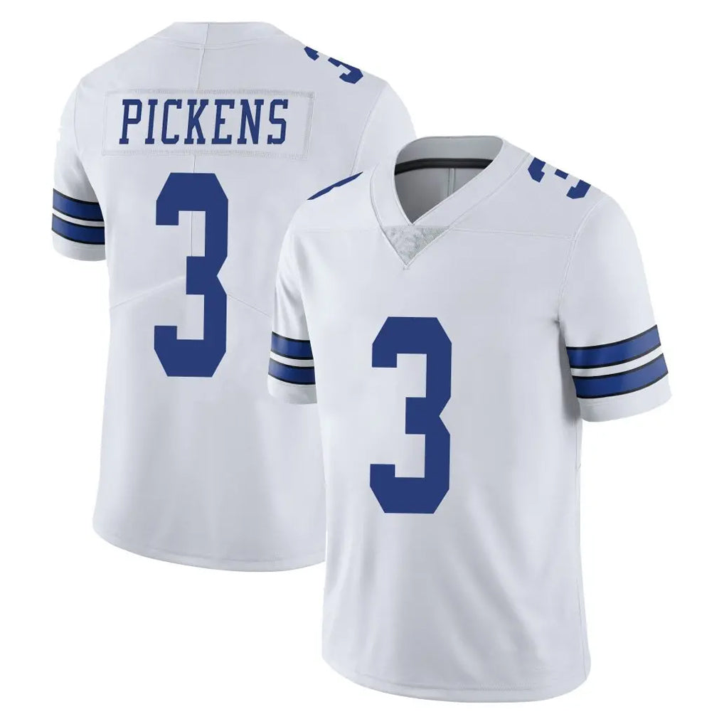 Parkc D.Cowboys #3 George Pickens Player White Vapor Untouchable Limited Home Game Stitched Jerseys