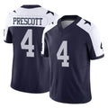 Parkc D.Cowboys #4 Dak Prescott Player Navy-White Limited Alternate Vapor F.U.S.E. Home Game Stitched Jerseys
