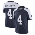 Parkc D.Cowboys #4 Dak Prescott Player Navy-White Limited Alternate Vapor Untouchable Home Game Stitched Jerseys