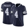 Parkc D.Cowboys #4 Dak Prescott Player Navy Limited Vapor F.U.S.E. Home Game Stitched Jerseys