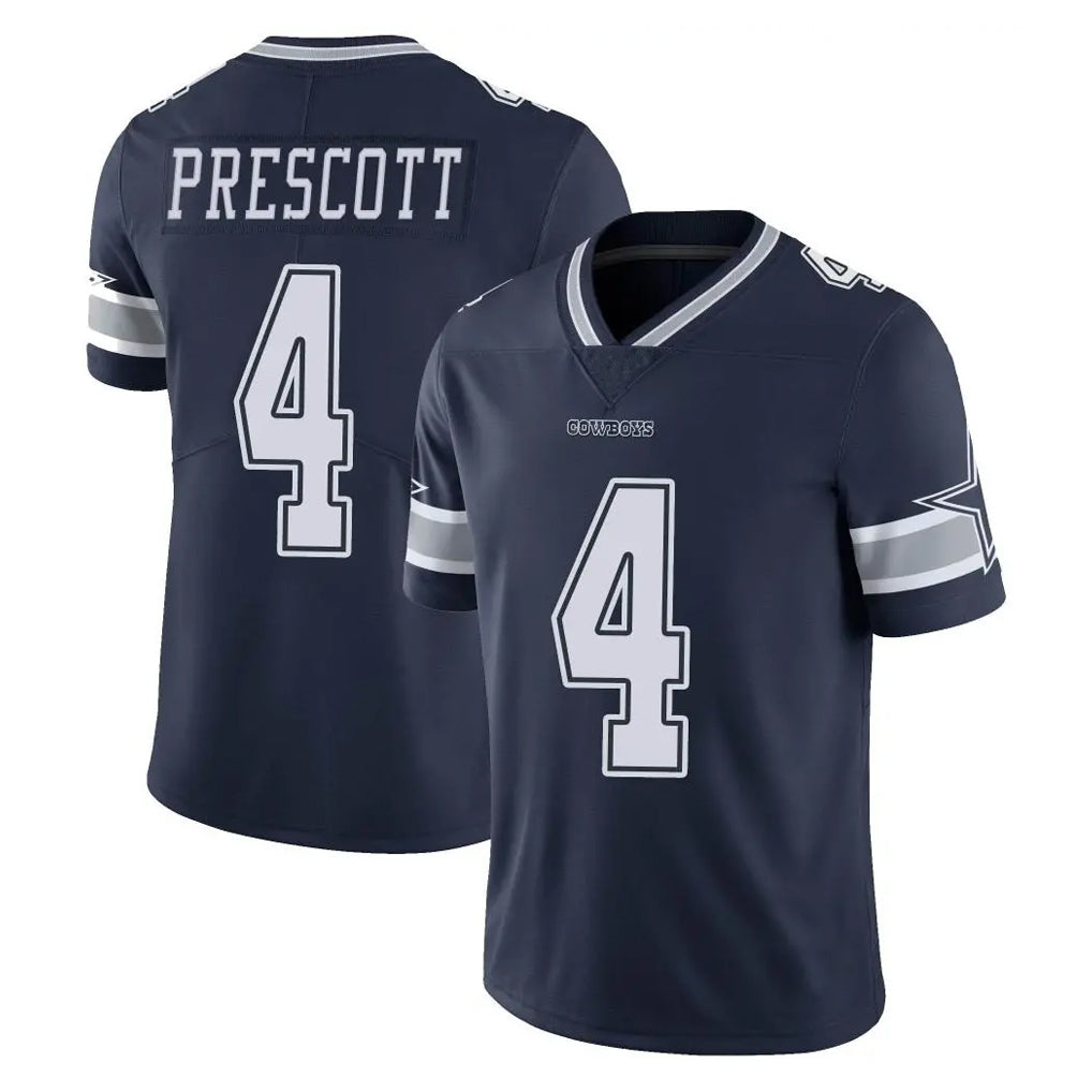 Parkc D.Cowboys #4 Dak Prescott Player Navy Vapor Untouchable Limited Home Game Stitched Jerseys