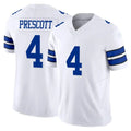 Parkc D.Cowboys #4 Dak Prescott Player White Limited Vapor F.U.S.E. Home Game Stitched Jerseys