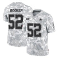 Parkc D.Cowboys #52 Tyler Booker Player Arctic Camo Salute to Service Limited Home Game Stitched Jerseys