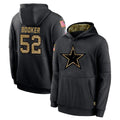 Parkc D.Cowboys #52 Tyler Booker Player Black Salute to Service Pullover Hoodies Limited Stitched Jerseys