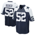Parkc D.Cowboys #52 Tyler Booker Player Navy-White Alternate Home Game Stitched Jerseys