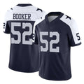 Parkc D.Cowboys #52 Tyler Booker Player Navy-White Limited Alternate Vapor F.U.S.E. Home Game Stitched Jerseys