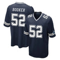 Parkc D.Cowboys #52 Tyler Booker Player Navy Home Game Stitched Jerseys