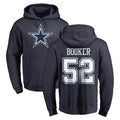 Parkc D.Cowboys #52 Tyler Booker Player Navy Pullover Hoodies Limited Stitched Jerseys