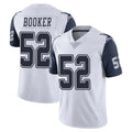 Parkc D.Cowboys #52 Tyler Booker Player White-Navy Limited Color Rush Vapor Untouchable Home Game Stitched Jerseys
