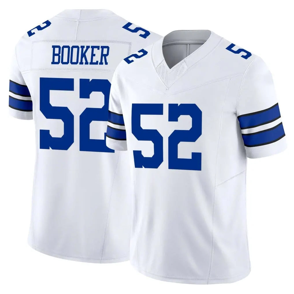 Parkc D.Cowboys #52 Tyler Booker Player White Limited Vapor F.U.S.E. Home Game Stitched Jerseys