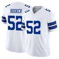 Parkc D.Cowboys #52 Tyler Booker Player White Limited Vapor F.U.S.E. Home Game Stitched Jerseys