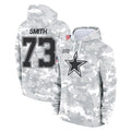 Parkc D.Cowboys #73 Tyler Smith Player Arctic Camo Salute to Service Hoodies Limited Game Stitched Jerseys
