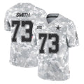 Parkc D.Cowboys #73 Tyler Smith Player Arctic Camo Salute to Service Limited Home Game Stitched Jerseys