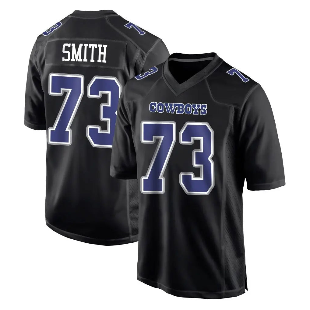 Parkc D.Cowboys #73 Tyler Smith Player Carbon Black Fashion Home Game Stitched Jerseys