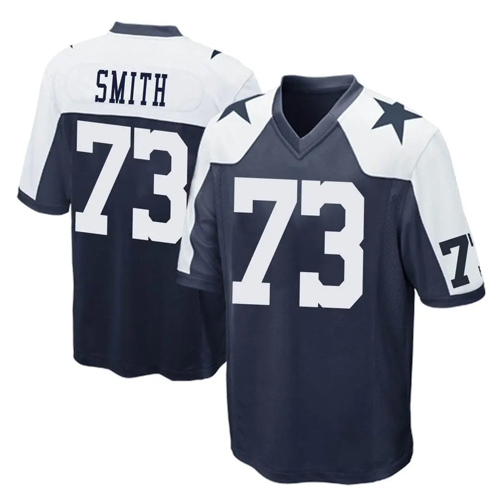 Parkc D.Cowboys #73 Tyler Smith Player Navy-White Alternate Home Game Stitched Jerseys
