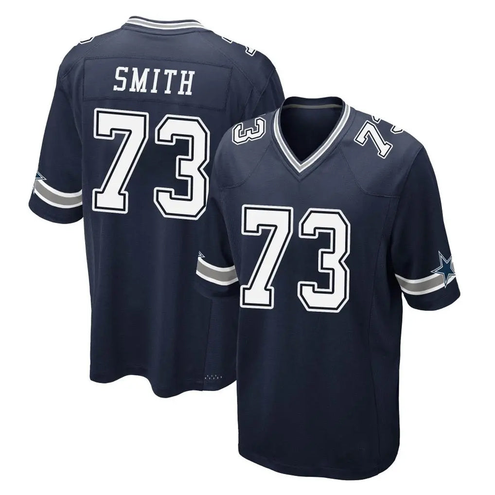 Parkc D.Cowboys #73 Tyler Smith Player Navy Home Game Stitched Jerseys