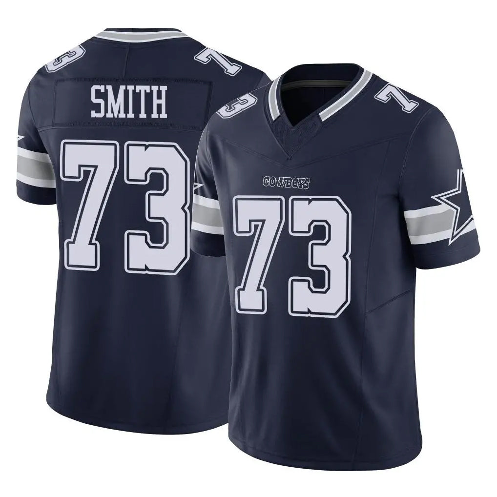 Parkc D.Cowboys #73 Tyler Smith Player Navy Limited Vapor F.U.S.E. Home Game Stitched Jerseys