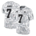 Parkc D.Cowboys #7 Rashan Gary Player Arctic Camo Salute to Service Limited Home Game Stitched Jerseys