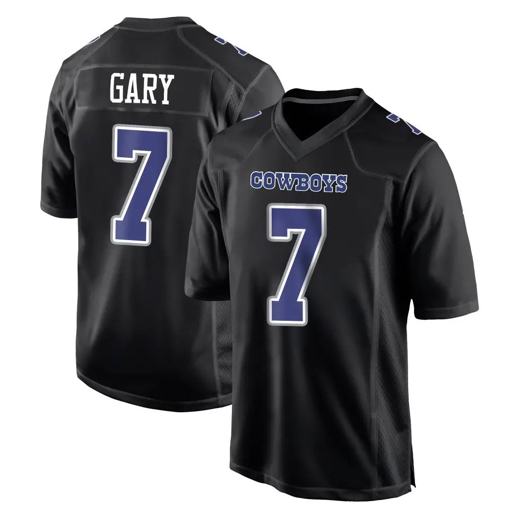 Parkc D.Cowboys #7 Rashan Gary Player Carbon Black Fashion Home Game Stitched Jerseys