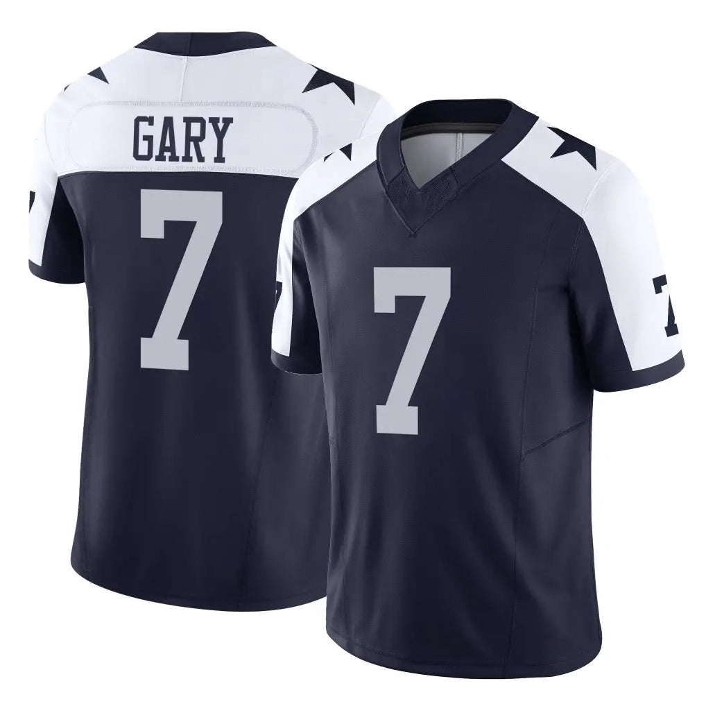 Parkc D.Cowboys #7 Rashan Gary Player Navy-White Limited Alternate Vapor F.U.S.E. Home Game Stitched Jerseys