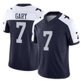 Parkc D.Cowboys #7 Rashan Gary Player Navy-White Limited Alternate Vapor F.U.S.E. Home Game Stitched Jerseys