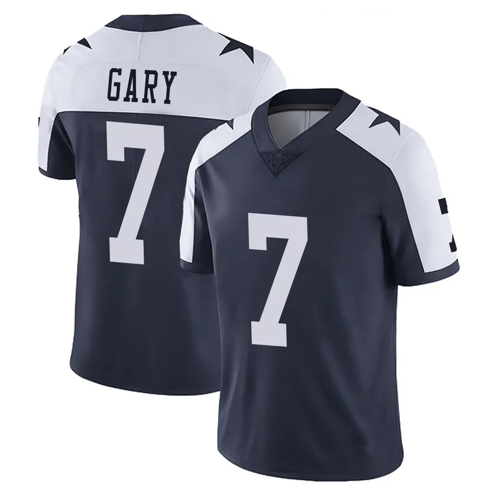 Parkc D.Cowboys #7 Rashan Gary Player Navy-White Limited Alternate Vapor Untouchable Home Game Stitched Jerseys