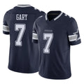 Parkc D.Cowboys #7 Rashan Gary Player Navy Limited Vapor F.U.S.E. Home Game Stitched Jerseys