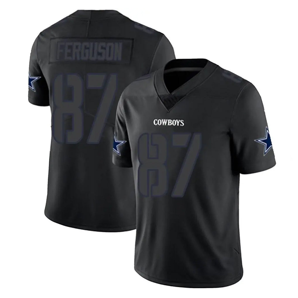 Parkc D.Cowboys #87 Jake Ferguson Player Black Impact Limited Home Game Stitched Jerseys