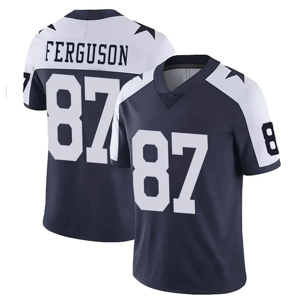Parkc D.Cowboys #87 Jake Ferguson Player Navy-White Limited Alternate Vapor Untouchable Home Game Stitched Jerseys