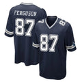 Parkc D.Cowboys #87 Jake Ferguson Player Navy Home Game Stitched Jerseys