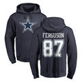 Parkc D.Cowboys #87 Jake Ferguson Player Navy Pullover Hoodies Limited Stitched Jerseys